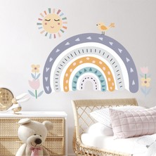 Piksel Grafik Masal Gökkuşağı Çocuk Odası Duvar Sticker
