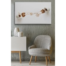 Dünyatablo El Ele Espresso Fincanları Dekoratif Kanvas Duvar Tablosu