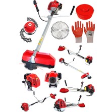 Steiner Alman R-9100 Yan Tipi Benzinli Motorlu Çalı Çim Ot Biçme Tırpanı Makinesi + Canavar Başlık