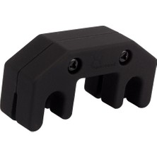 Perfk Yüksek Kaliteli Metal 3/4 4/4 Keman Dilsiz Oldukça Pratik Müzik Aksesuarı Siyah  (Yurt Dışından)