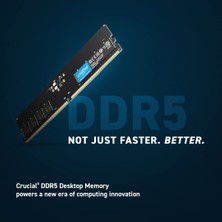 Crucial CT16G48C40U5 - 16GB DDR5-4800 Udımm Pc Ram Bellek CL40 (16GBIT)