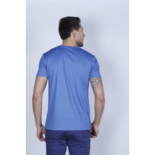 FLP Battal Beden Bisiklet Yaka Erkek T-Shirt