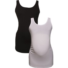 Luvmabelly MYRA1009_1002 Hamile Atlet Seti %98 Pamuk %2 Elastan Rahat Kullanım İçin