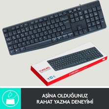 Life Teknoloji J-73 Kablolu Standart Wired USB Klavye Türkçe Q