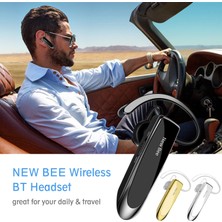 New Bee Tek Kablosuz Bluetooth Kulaklık Kulaklık Gürültü (Yurt Dışından)