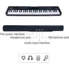 Kkmoon Taşınabilir 61 Tuşları Dijital Müzik Elektronik Klavye (Yurt Dışından)