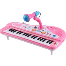 Kkmoon Çocuklar İçin 37 Tuşlu Elektronik Piyano - Pembe (Yurt Dışından)