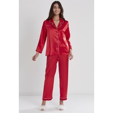 Pierre Cardin 1200 Saten Pijama Takımı