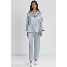 Pierre Cardin 1200 Saten Pijama Takımı