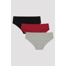 Penti Cover Colors Dark 3lü Slip Külot