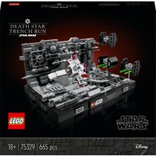 LEGO Star Wars# Ölüm Yıldızı Hendek Akını Diyoraması 75329 - Yetişkinler Için Koleksiyonluk Sergileme Modeli Yapım Seti (665 Parça)