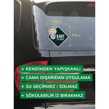 Baluna Baby On Board Araba Sticker