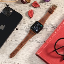 Vagave Apple Watch Uyumlu Kadın Crazy Deri Kordon 38 40 41 mm