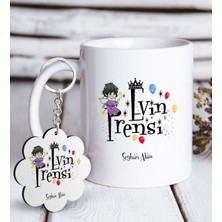 BK Kişiye Özel Evin Prensi Beyaz Kupa ve Anahtarlık Hediye Seti