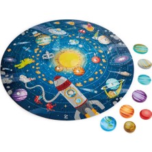 Hape Puzzle Güneş Sistemi Yuvarlak Yapboz / Solar System Puzzle