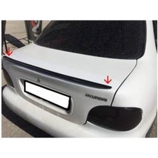 Kvkbesi Spoiler Hyundai Accent Yumurta Kasa Bagaj Üzeri Çıta - Spoiler Pianoblack - Parlak Siyah -115 cm