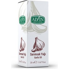 Alvin Sarımsak Yağı (Garlic Oil), Dökülen ve Yıpranmış Saçlara Özel, 20 ml