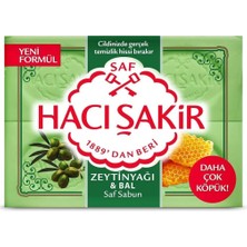 Hacı Şakir Sabun Zeytinyağı - Bal 600 Gr X4