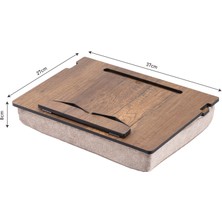 Vigo Wood Minderli Kitap Okuma Standı Eğim Ayarlanabilir Çizim Okuma Evden Çalışma Minderli Laptop Sehpası