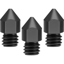 Bestnify 3 Çok Sertleştirilmiş 3D Yazıcı Nozulları Kırmızı Ender 3/CR-10/CR-10S Pro/tevo 0.2mm (Yurt Dışından)