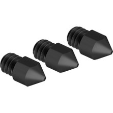 Bestnify 3 Çok Sertleştirilmiş 3D Yazıcı Nozulları Kırmızı Ender 3/CR-10/CR-10S Pro/tevo 0.2mm (Yurt Dışından)