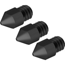 Bestnify 3 Çok Sertleştirilmiş 3D Yazıcı Nozulları Kırmızı Ender 3/CR-10/CR-10S Pro/tevo 0.2mm (Yurt Dışından)