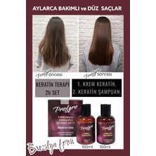 Profgro Brezilya Keratin  Bakım Seti Aylarca Işıldayan Düz ve Bakımlı Saçlar Mucizevi Premium  Keratin  ve Keratin Şampuan