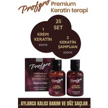 Profgro Brezilya Keratin  Bakım Seti Aylarca Işıldayan Düz ve Bakımlı Saçlar Mucizevi Premium  Keratin  ve Keratin Şampuan