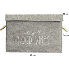 Modernavm Keçe Kapaklı Kutu Mini 35X23X23