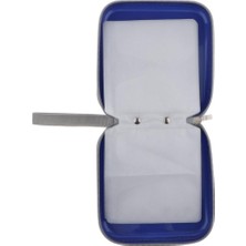 Bestnify 40 Kollu Plastik CD Cüzdan DVD Kasa Koruyucusu Organizatör Bağlayıcı 15X15CM Mavi (Yurt Dışından)