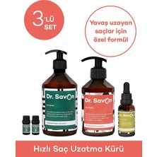 Dr. Savon Hızlı Saç Uzatma Kürü 3'lü Set