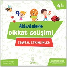 4+ Yaş " Aktivitelerle Dikkat Gelişimi Serisi" Okul Öncesi Etkinlik Seti - 4 Kitap