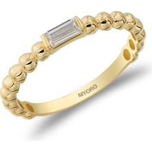 MYOROGOLD 14 Ayar Minimal Eklem Yüzük