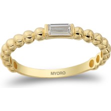 MYOROGOLD 14 Ayar Minimal Eklem Yüzük