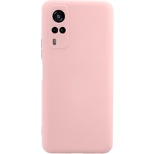Nevarium Vivo Y31 2021 Kılıf Lansman Içi Kadife Nano Silikon - Pudra
