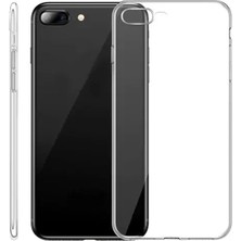 Nevarium Apple iPhone 8 Plus Kılıf Şeffaf Silikon Lüx