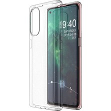 Nevarium Oppo Reno 4 Kılıf Şeffaf Silikon Lüx