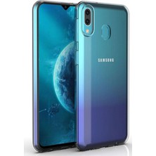 Nevarium Samsung Galaxy A60 Kılıf Şeffaf Silikon Lüx