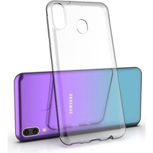 Nevarium Samsung Galaxy A60 Kılıf Şeffaf Silikon Lüx