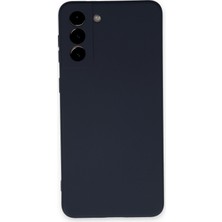 Nevarium Samsung Galaxy S21 Plus Kılıf Lansman Içi Kadife Nano Silikon - Koyu Gri