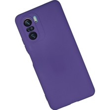 Nevarium Xiaomi Redmi K40 Pro Kılıf Lansman Içi Kadife Nano Silikon - Mor