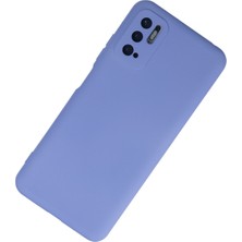 Nevarium Xiaomi Redmi Note 10 5g Kılıf Lansman Içi Kadife Nano Silikon - Lila