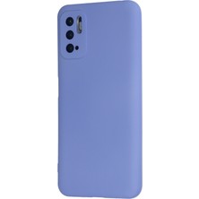 Nevarium Xiaomi Redmi Note 10 5g Kılıf Lansman Içi Kadife Nano Silikon - Lila