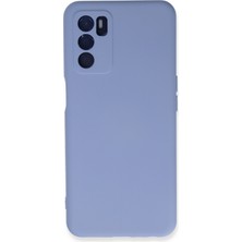 Nevarium Oppo A16 Kılıf Lansman Içi Kadife Nano Silikon - Lila