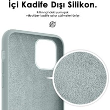 Nevarium Samsung Galaxy M21 Kılıf Lansman Içi Kadife Nano Silikon - Mavi