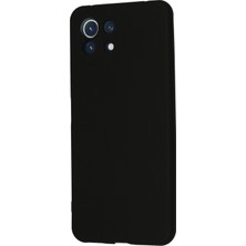 Nevarium Xiaomi Mi 11 Lite Kılıf Lansman Içi Kadife Nano Silikon - Siyah