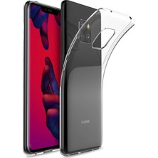 Nevarium Huawei Mate 30 Lite Kılıf Şeffaf Silikon Lüx