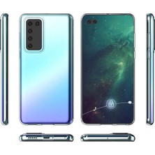 Nevarium Huawei P40 Kılıf Şeffaf Silikon Lüx