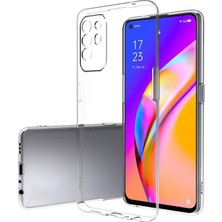 Nevarium Oppo Reno 5 Lite Kılıf Şeffaf Silikon Lüx