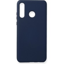 Nevarium Huawei P30 Lite Kılıf Lansman Içi Kadife Nano Silikon - Lacivert